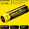 Аккумулятор NITECORE NL1485 14500 Li-Ion 850 мА·ч