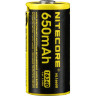 Аккумулятор NITECORE NL1665R 16340 (RCR123) 650 мА·ч, зарядка USB