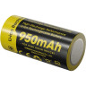 Аккумулятор NITECORE NL169 RCR123/16340 Li-ion 3.7v 950mAH Аккумулятор с защитой