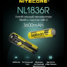 Аккумулятор NITECORE NL1836R USB-C 18650 3.6v 3600mA (12.96Wh)