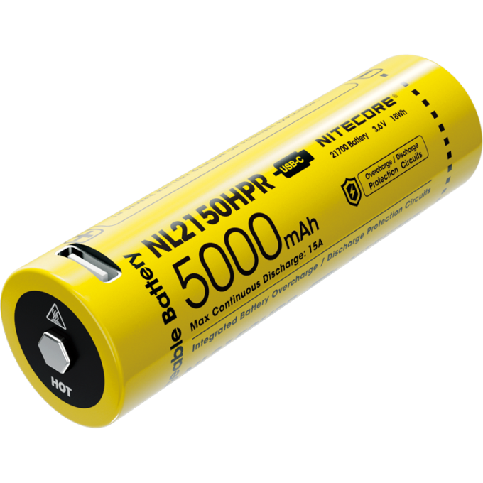 Аккумулятор NITECORE NL2150HPR TYP-C 21700