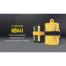 Бокс желтый NITECORE NBM41, магазин для хранения аккумуляторов 4*21700/18650