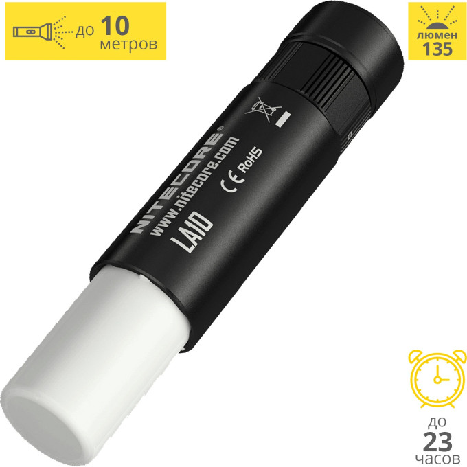 Фонарь NITECORE LA10 Black (CREE XP-G2 S3)
