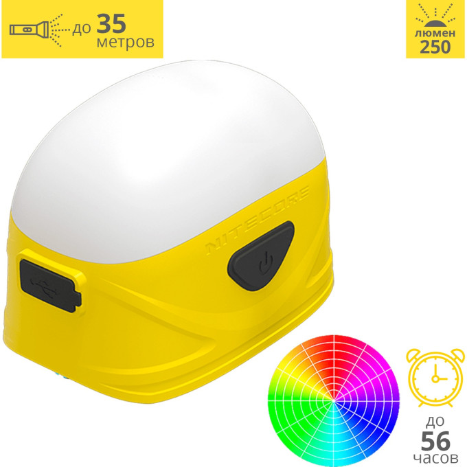 Фонарь NITECORE LA30 Yellow Magnetic High CRI LED (17444)