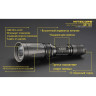 Фонарь NITECORE SRT7GT RGB+UV CREE XP-L HI V3