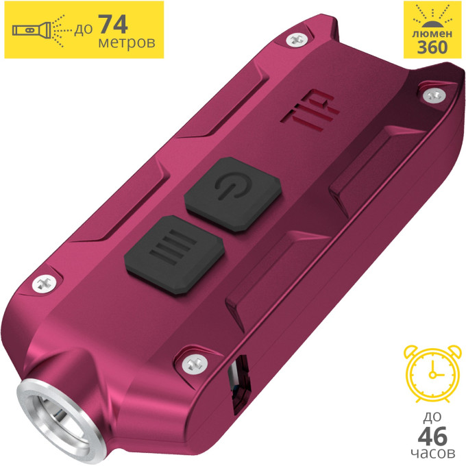 Фонарь NITECORE TIP 2017 RED Cree XP-G2
