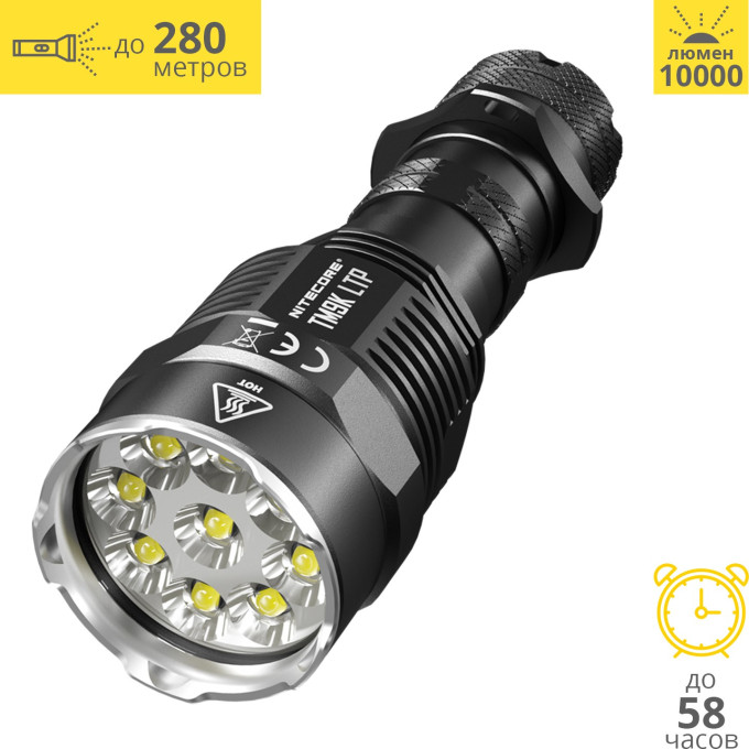 Фонарь NITECORE TM9KLTP -40°C 9xCREE XP-L2 HD