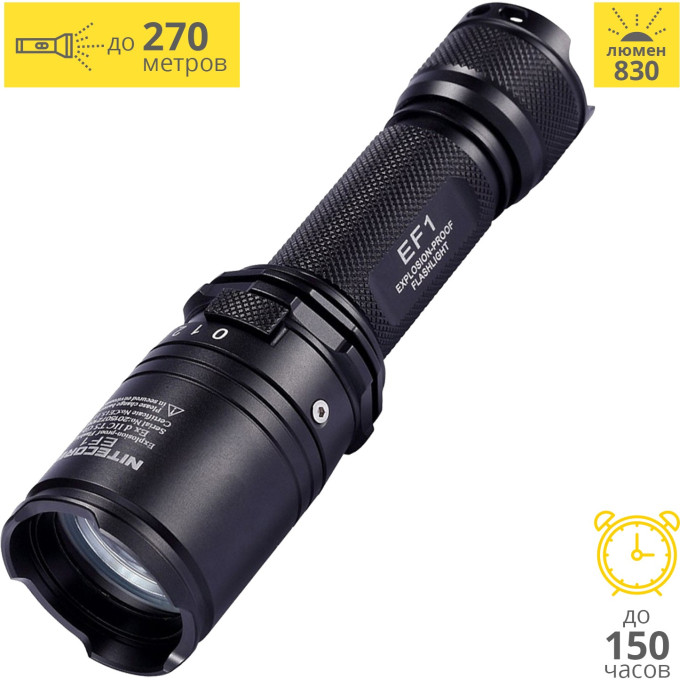 NITECORE EF1 — взрывозащищённый фонарь