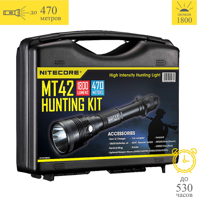 Комплект для охоты NITECORE MT42 Hunting Kit