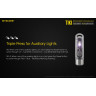 Наключный фонарь NITECORE TIKI LE Black OSRAM P8