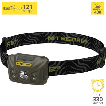 Налобный фонарь NITECORE NU30 Army Green Cree XP-G2 S3