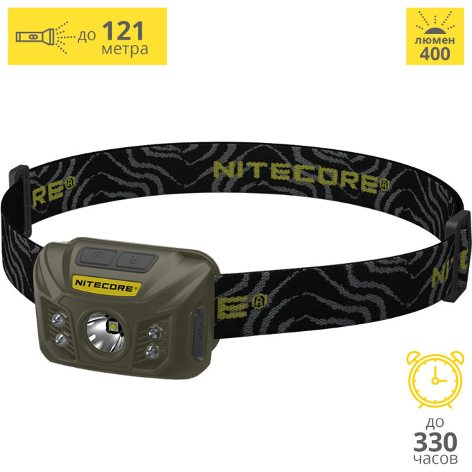 Налобный фонарь NITECORE NU30 Army Green Cree XP-G2 S3