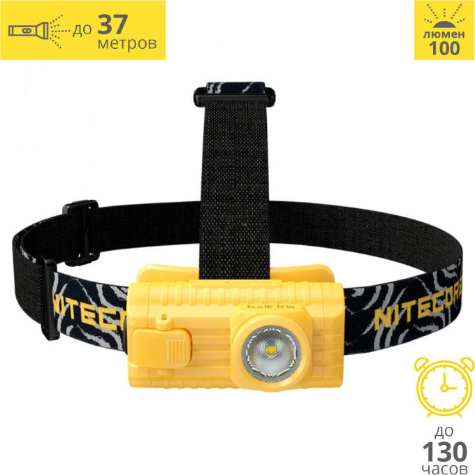 Налобный фонарь NITECORE HA23-EX взрывозащищённый