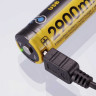 Аккумулятор NITECORE NL1829RLTP 18650, 2900 мА·ч, micro-USB