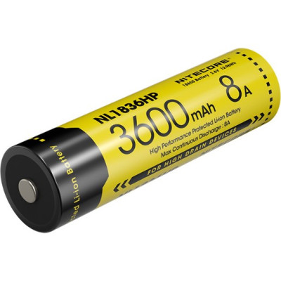 Аккумулятор NITECORE NL1836HP 18650 3600 мА·ч 8 А