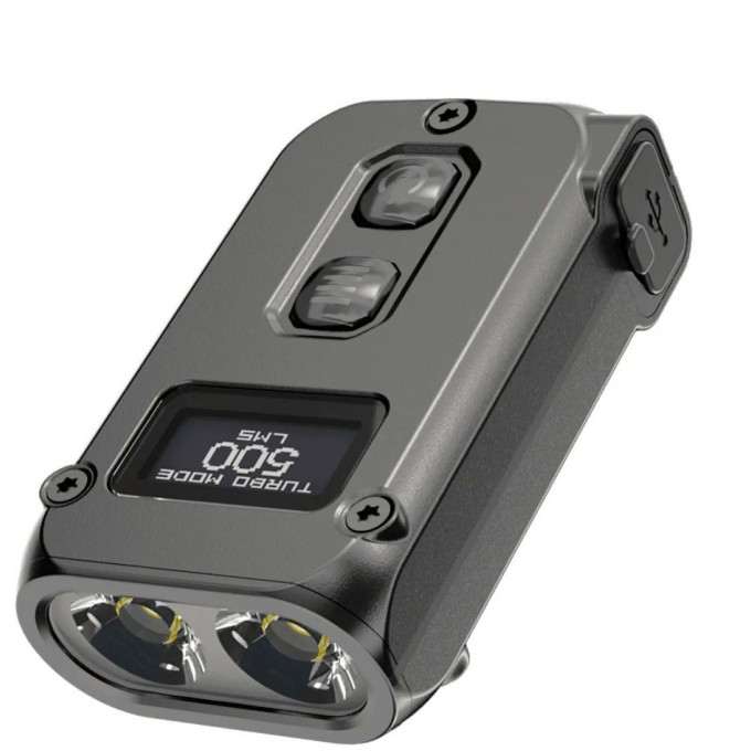Фонарь NITECORE TINI2 OSRAM P2 x 2, серый 19734
